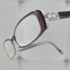 Coach Women Eyeglasses Frame Brown Gold Tone Logo Eye Wear Glasses 51[]16 135